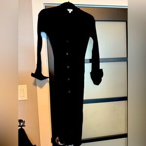 Reiss Avery ribbed midi dress